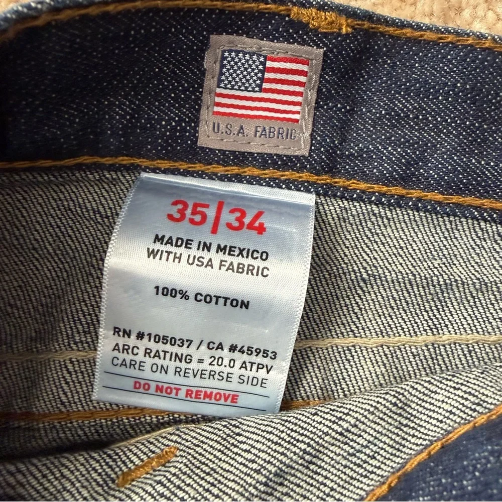 Ariat Men's FR M3 Loose Blue Jeans - Picture 3 of 5